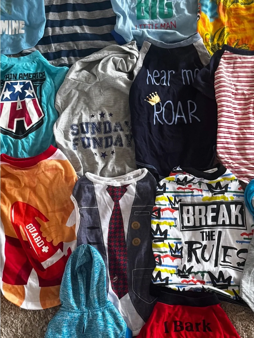 Mixed Graphic Tee & Tank Lot - Multicolor Bundle
